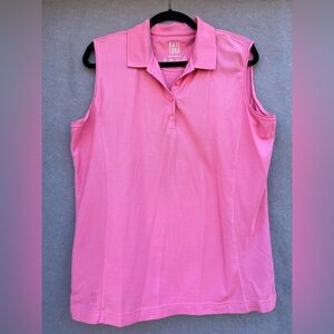 Kate Lord Sleeveless Pink Golf Sports Shirt XL
